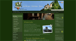 Desktop Screenshot of burg-finstergruen.at